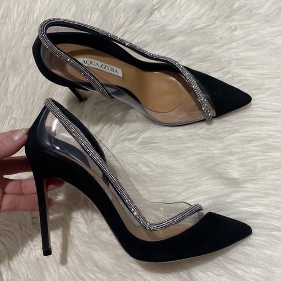 Aquazzura Tres Mondaine 105 suede pumps size 38EU‎ - Picture 13 of 15